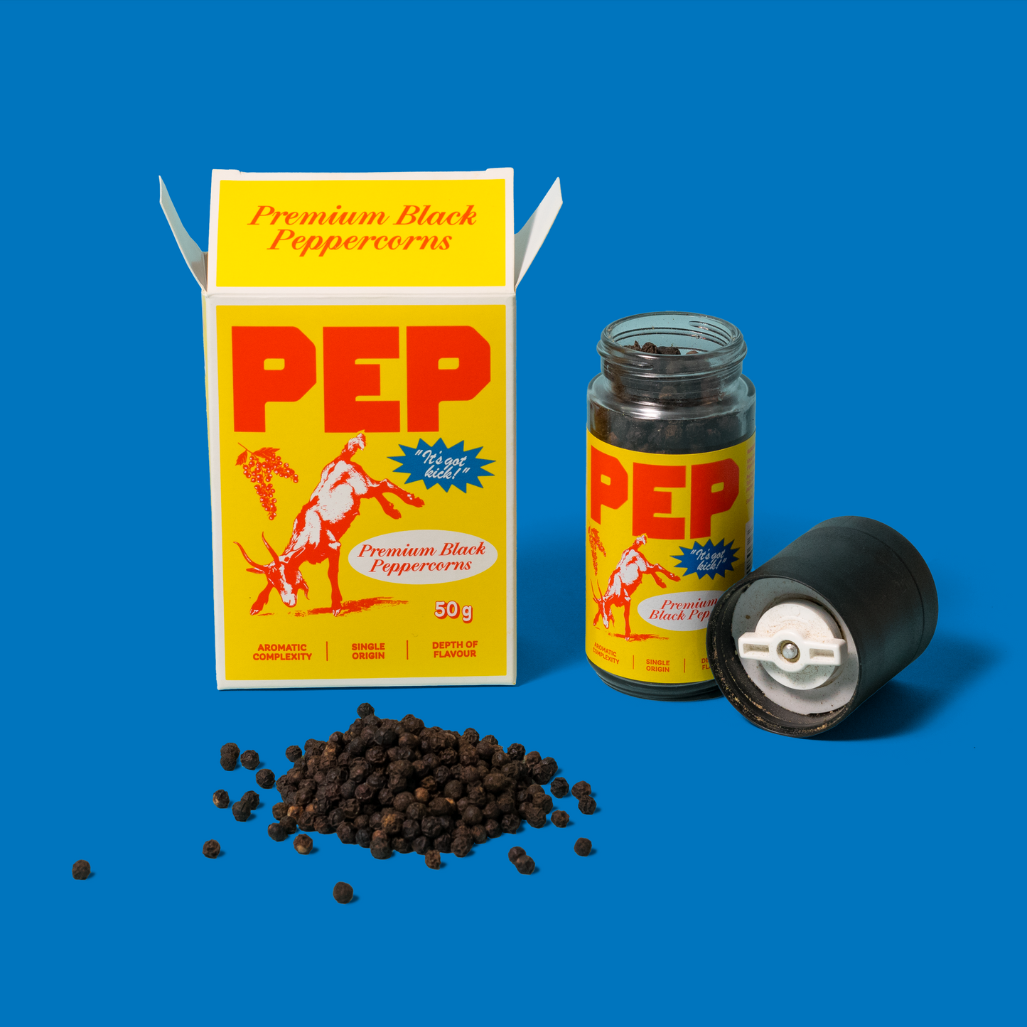 Pepper Grinder + 2 Refill Packs