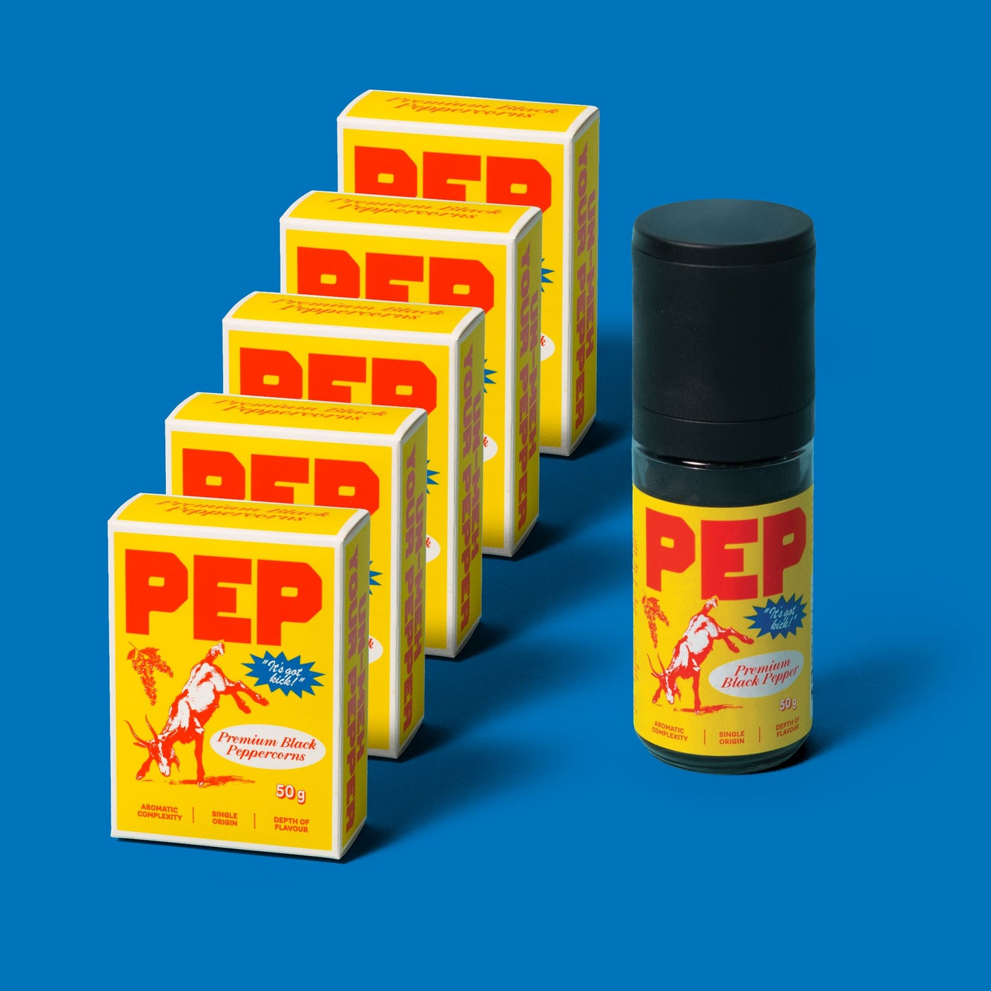 Pep Grinder + 5 Refill Mega Pack