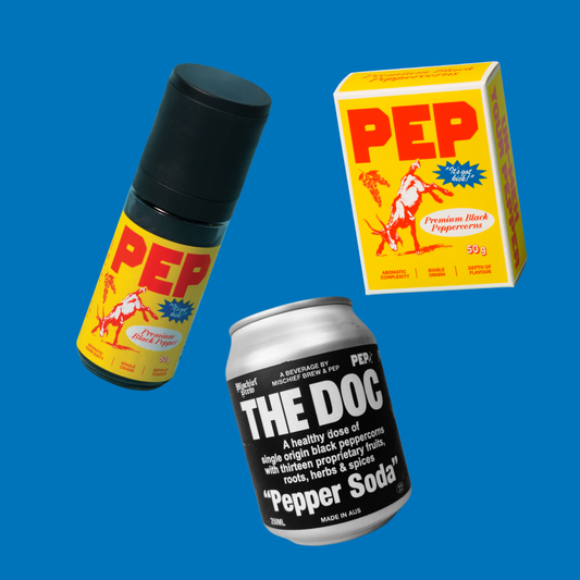 Pep Grinder + Refill Pack + The Doc 4-Pack