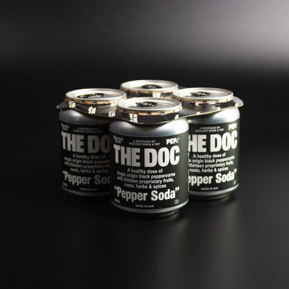 The Doc Pepper Soda – 4-Pack (250 ml Cans)