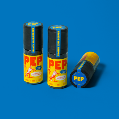 Pep Pepper Grinder + 2 Refill Packets