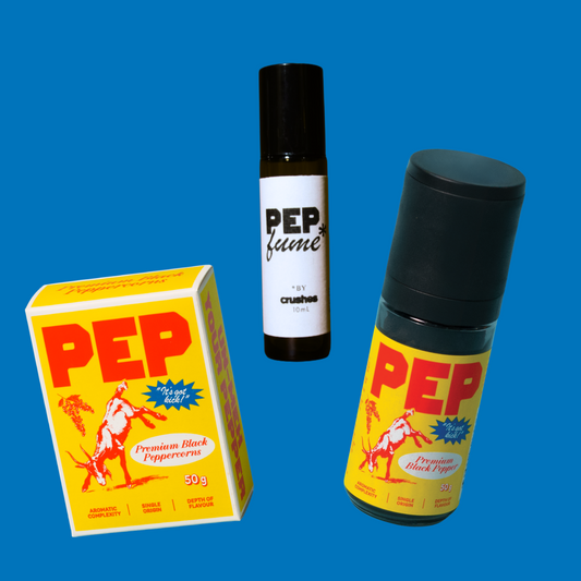Pep Grinder + Refill Pack + PEPfume