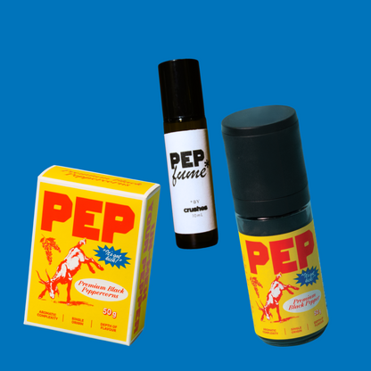 Pep Grinder + Refill Pack + PEPfume