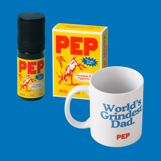 Pep Grinder + Refill Pack + Pep Dad Mug