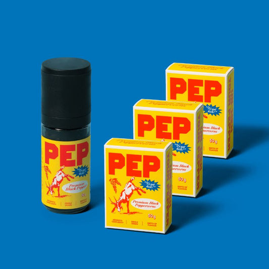Pepper Grinder + Refill 3 Pack