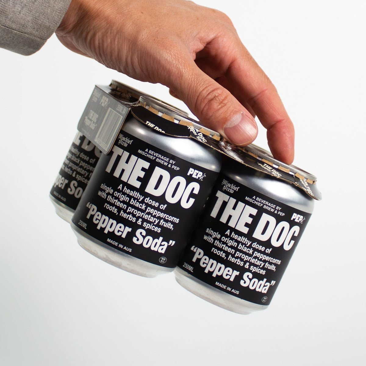 The Doc Pepper Soda – 24-Pack (250 ml Cans)