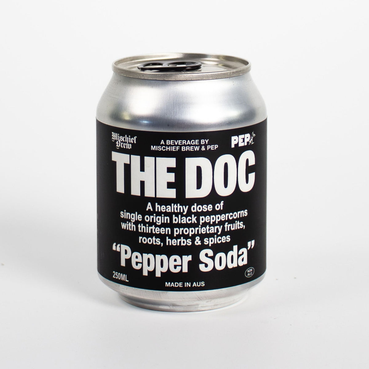 The Doc Pepper Soda – 4-Pack (250 ml Cans)